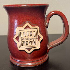 Sunset Hill Stoneware GRAND CANYON Arizona Handcrafted Red Brown Souvenir Mug